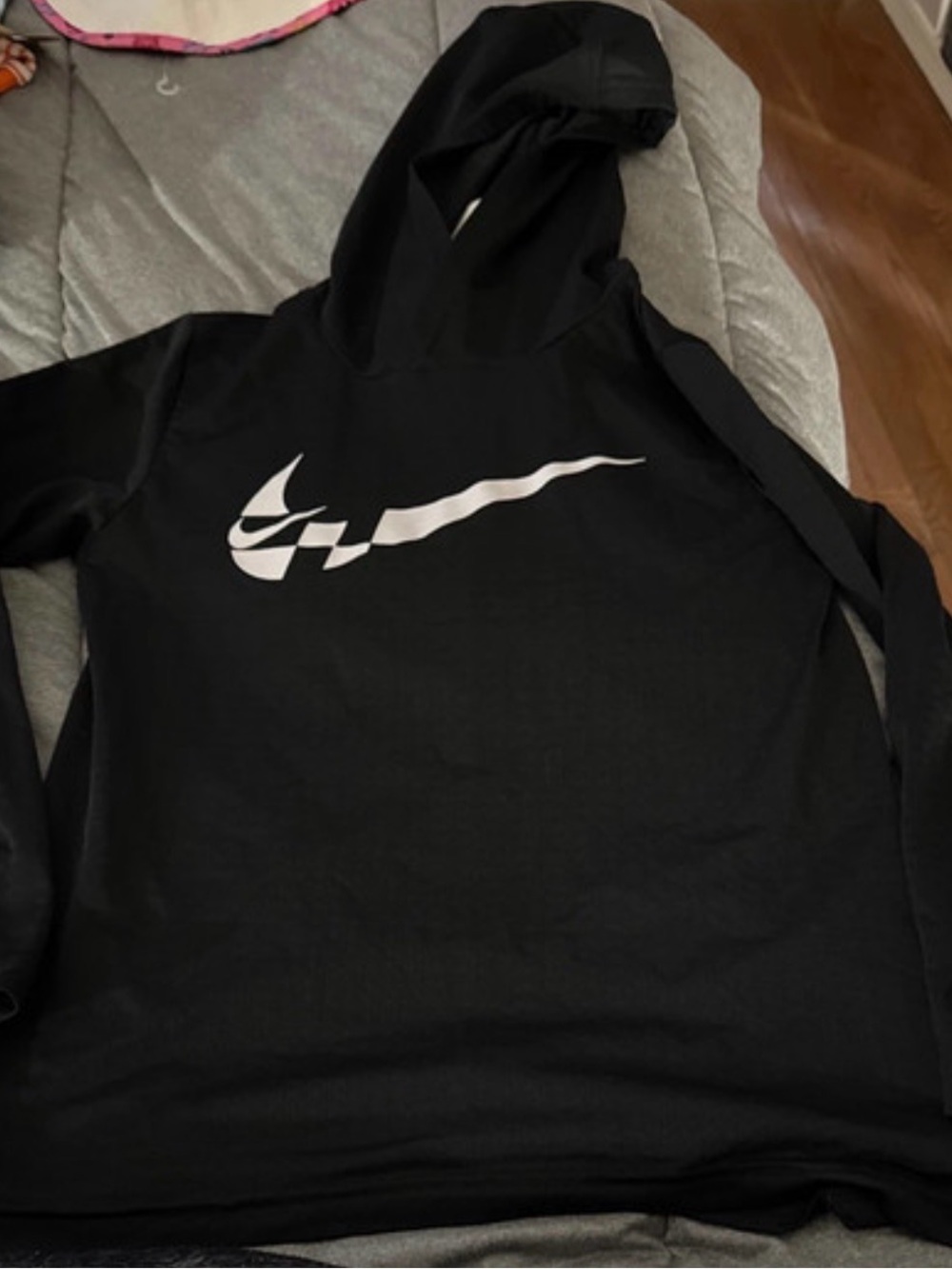 Nike Black Dri-Fit Tag with White Swoosh